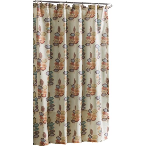 Croscill Mosaic Leaves Single Shower Curtain & Reviews | Wayfair